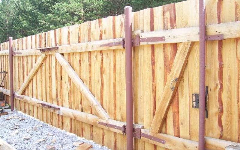Wooden gates DIY wooden gate diagram