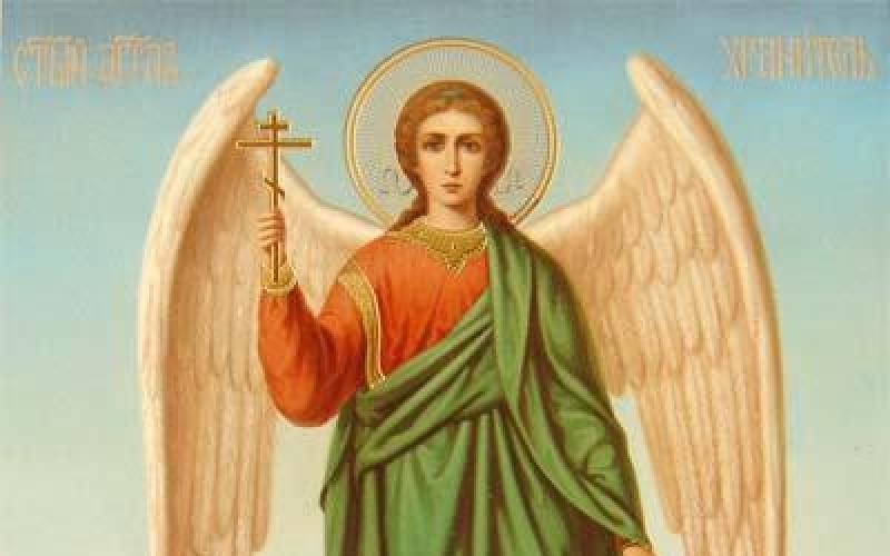 Determining the name of the guardian angel by date of birth