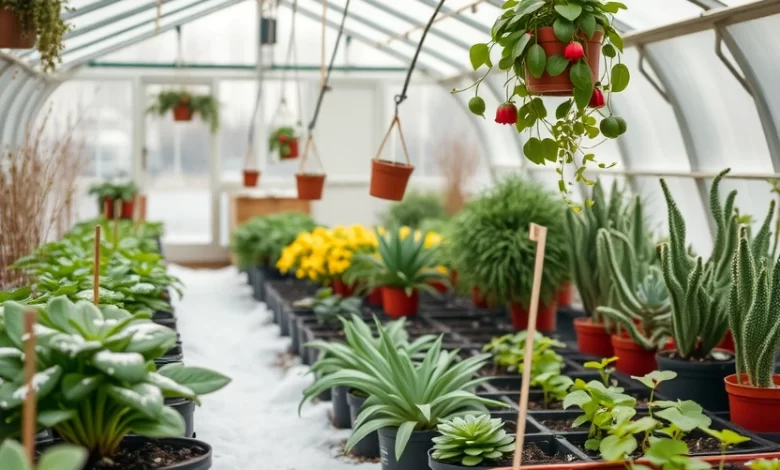 Садоводство зимой в теплице