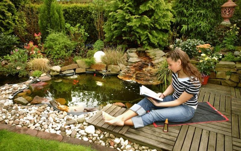 Landscape design: creating an artificial pond at the dacha, 30 photo ideas